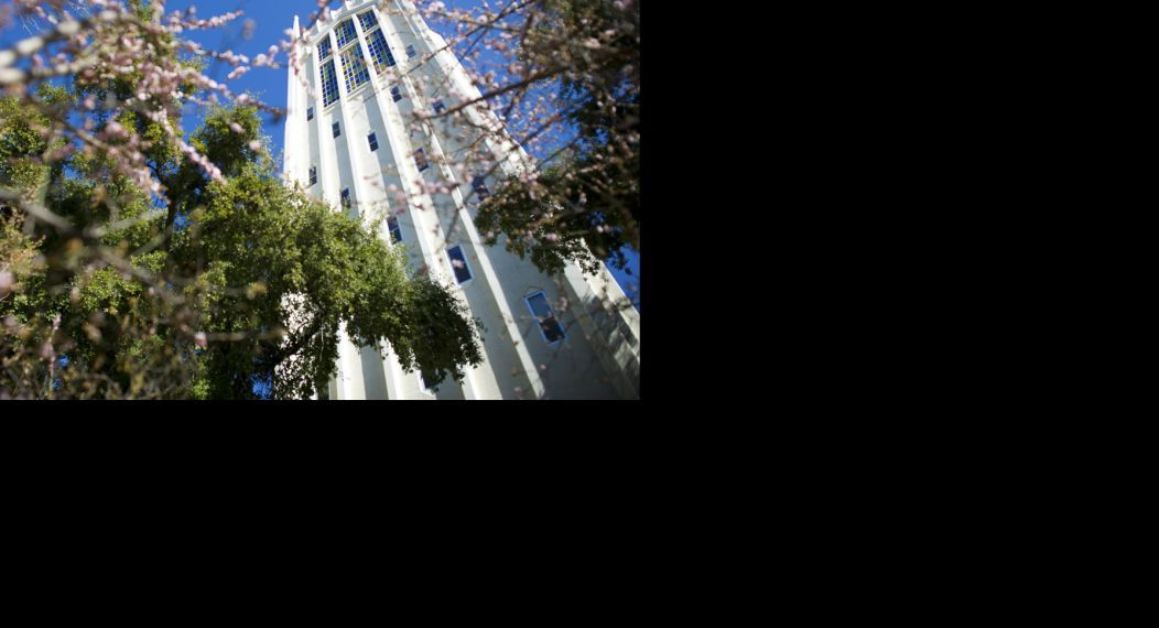 Burns Hall from below