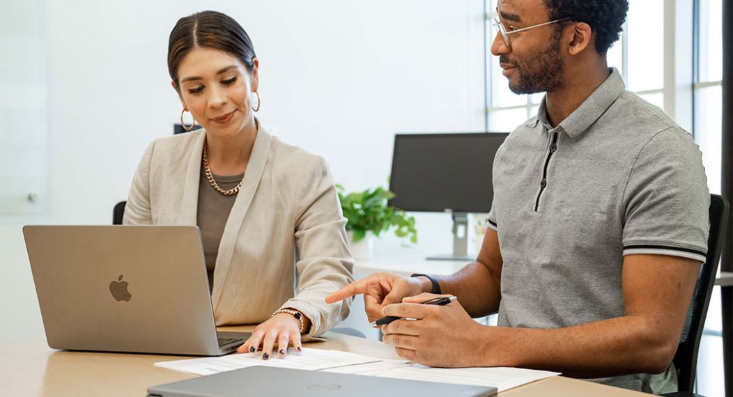 Business Law students work together in class at University of the Pacific's McGeorge School of Law in Sacramento, California.