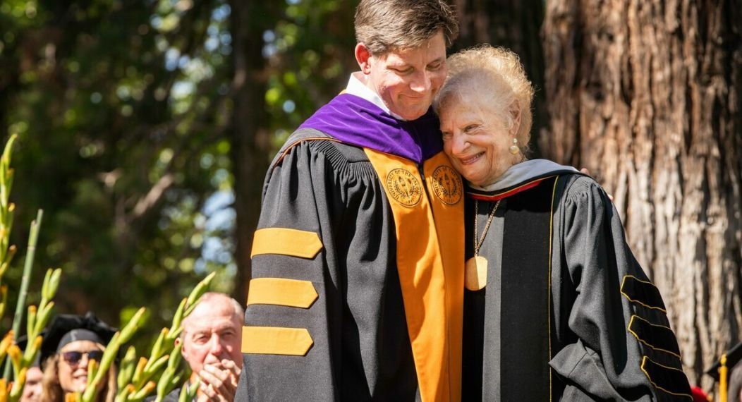 Judy at Commencement