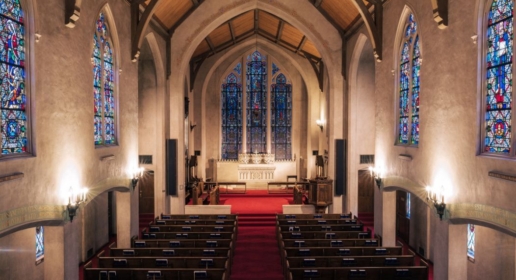 interior of Morris Chapel