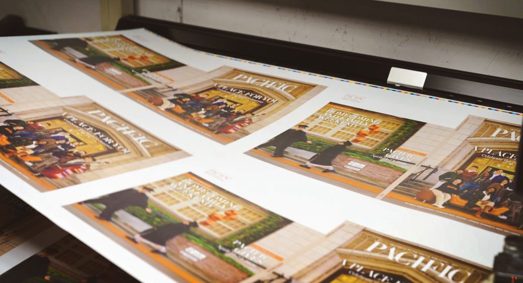 the 2025 Pacific magazine being printed