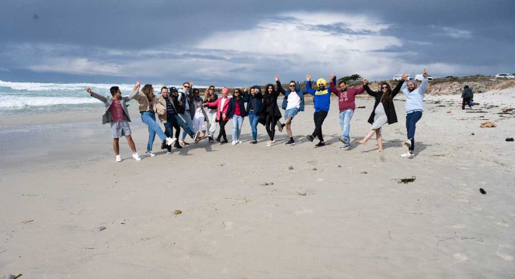 On the beach at Asilomar