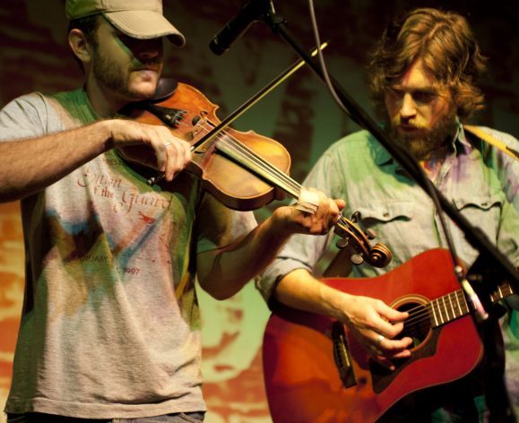musicians playing instruments together