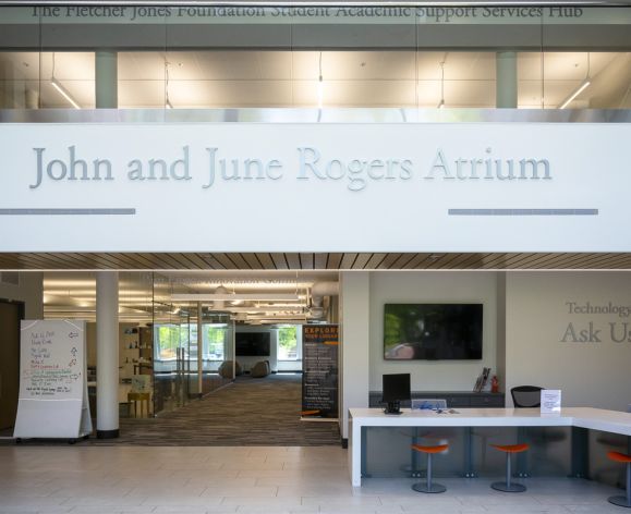 Library atrium