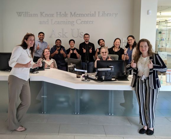 Library group photoshoot