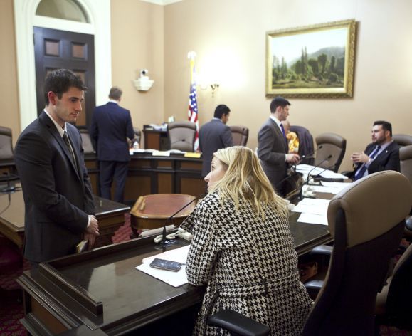 McGeorge School of Law participated in Mock Legislative Hearings in the California State Capitol as part of the California Lobbying & Politics course taught by Rex Frazier '00.