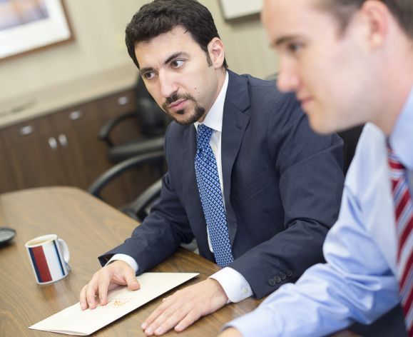 Economics students in meeting