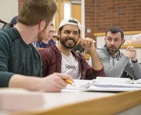 students in master of public policy classroom