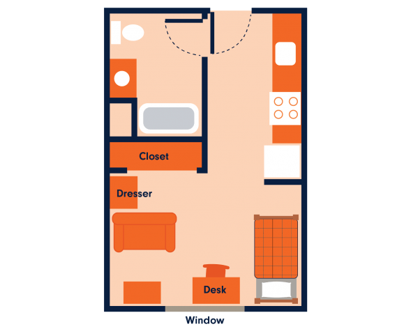 Calaveras studio floorplan