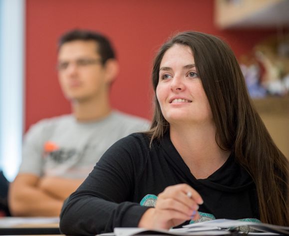 Computer Science students in class