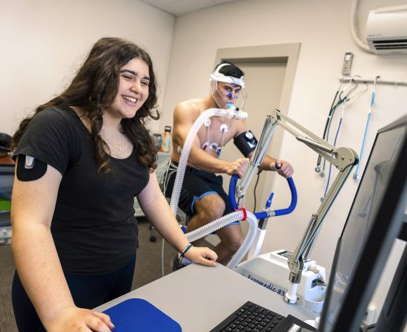 Health and Exercise Sciences major Moghadass