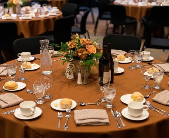 Table setting of Pacifican Who Changed My Life event