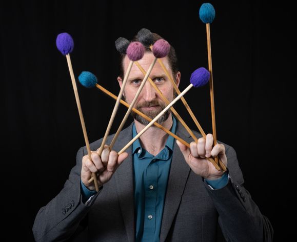 Percussionist Jonathan Latta