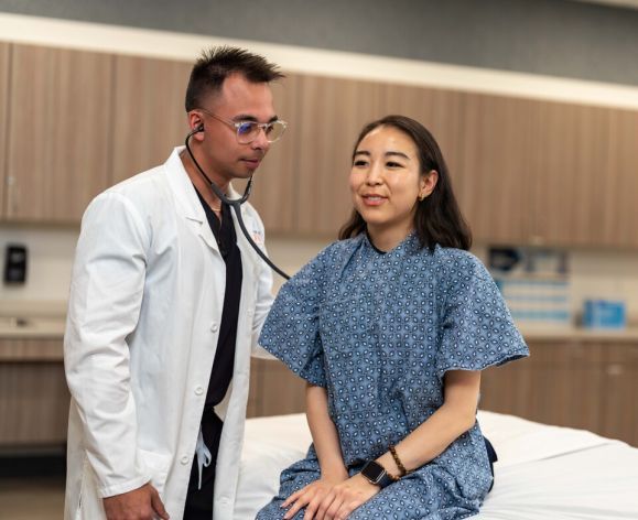 Nursing students at University of the Pacific's Sacramento campus