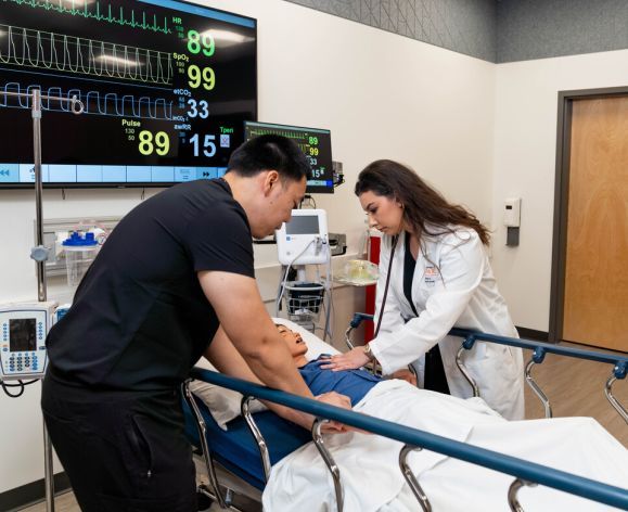 Nursing students at University of the Pacific's Sacramento campus