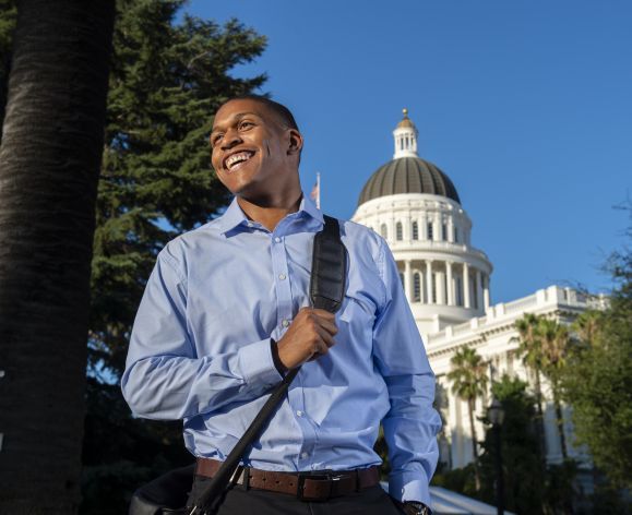 Pacific student at California State Capitol
