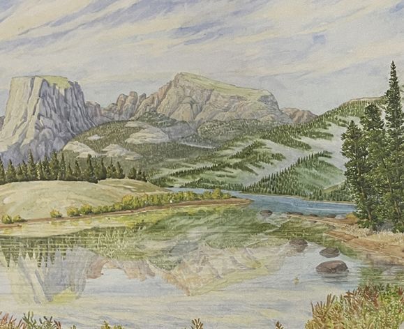 Watercolor landscape