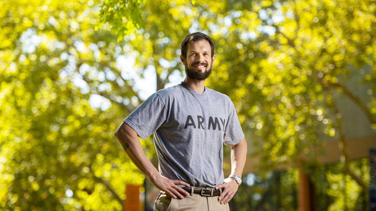 veteran student portrait