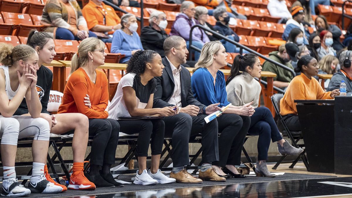 Jean Callahan in the coach's seat for Pacific women's basketball