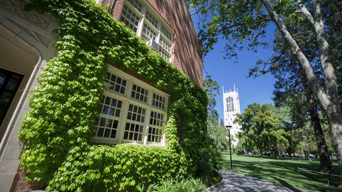 Springtime on the Stockton campus.