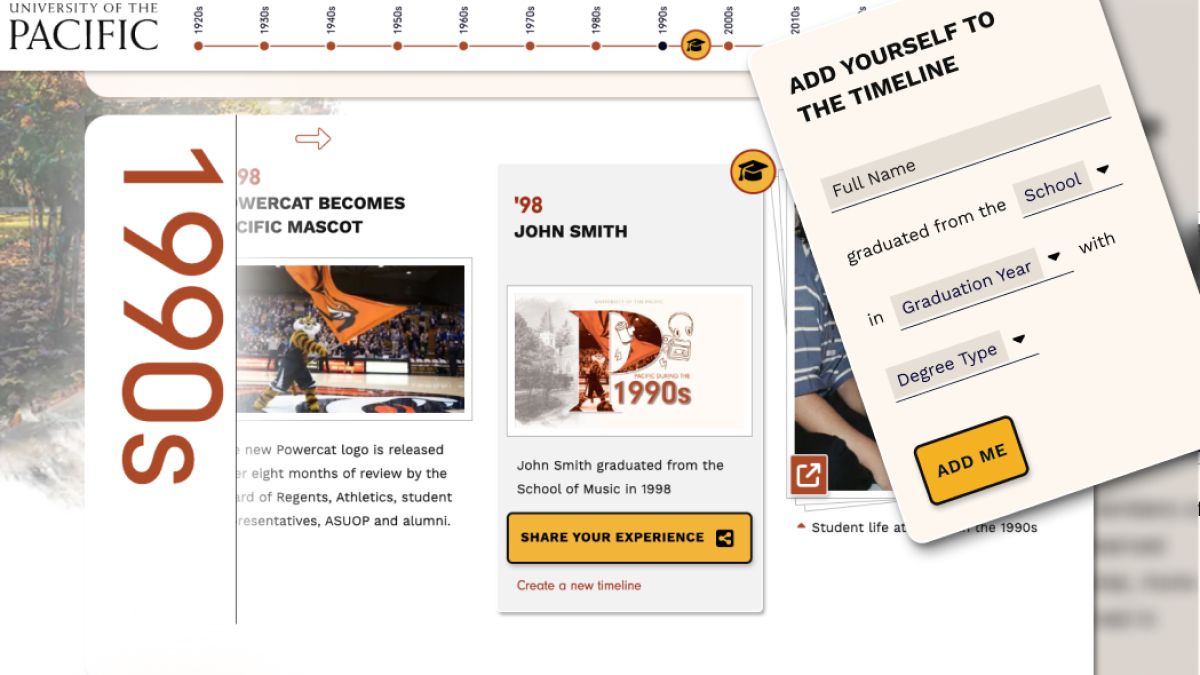 Add me to the timeline popout