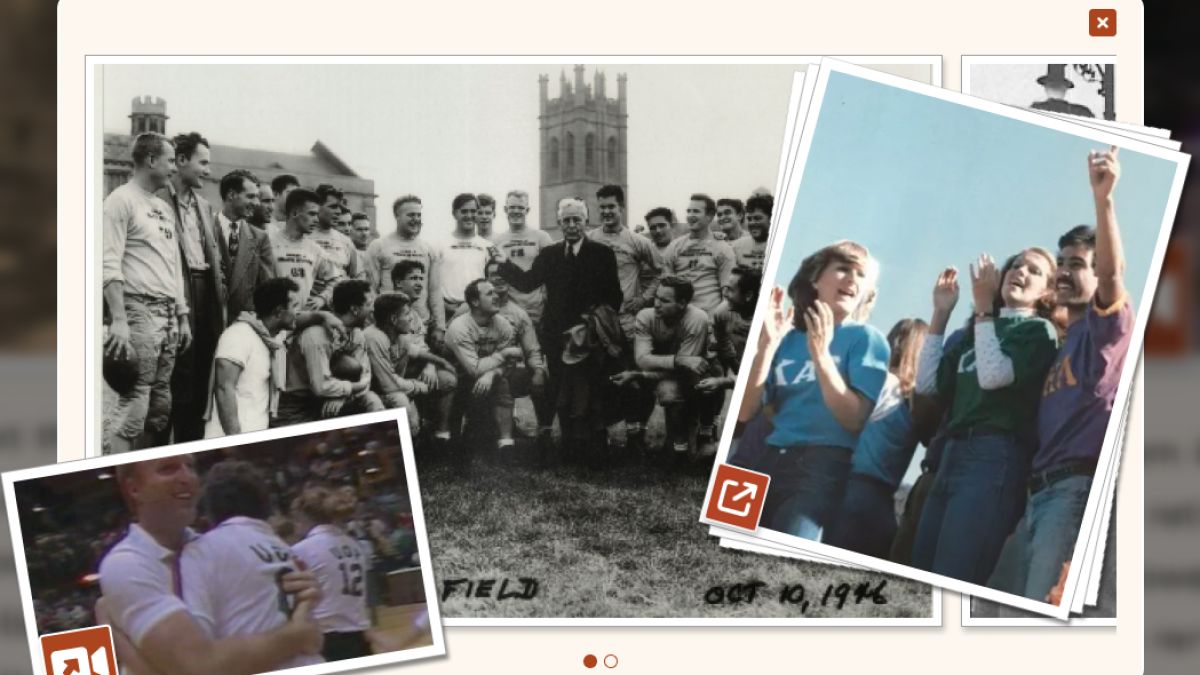 vintage photos overlaid on top of one another