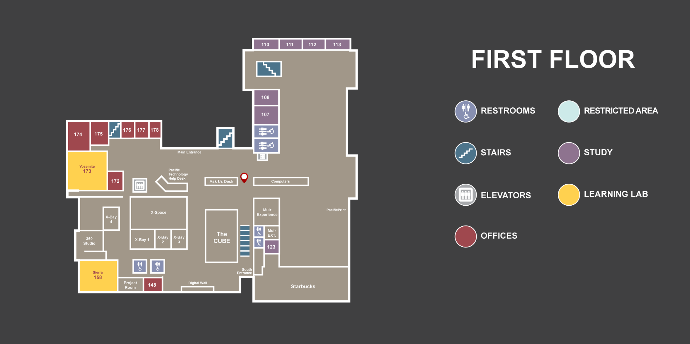 First floor map