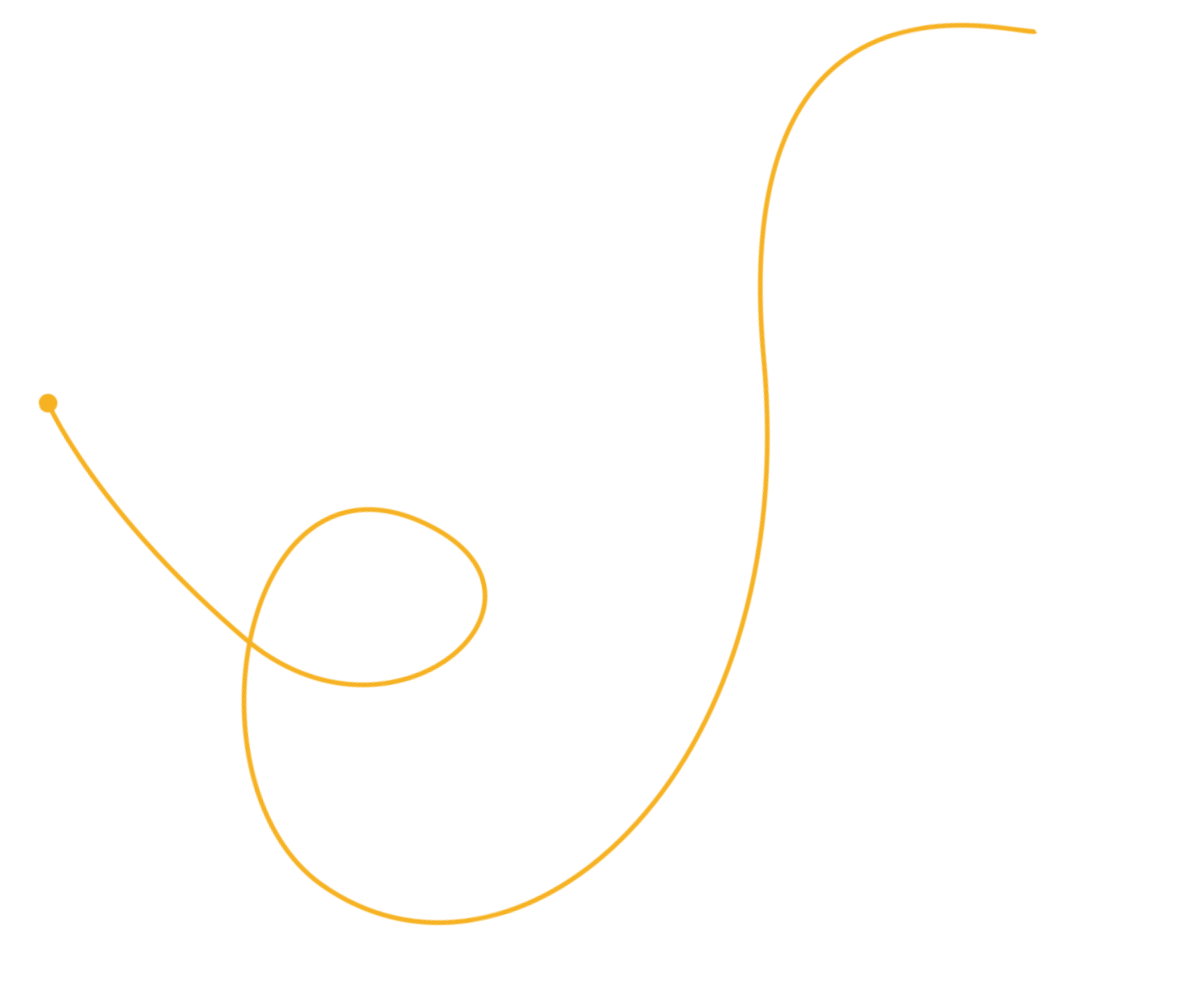 Curly Accent of a swirl used for flair